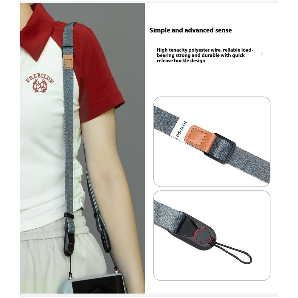 For DJI RC Pro / RC 2 / RC Drone Remote Control Neck Strap Polyester + Cotton Adjustable Length Lanyard