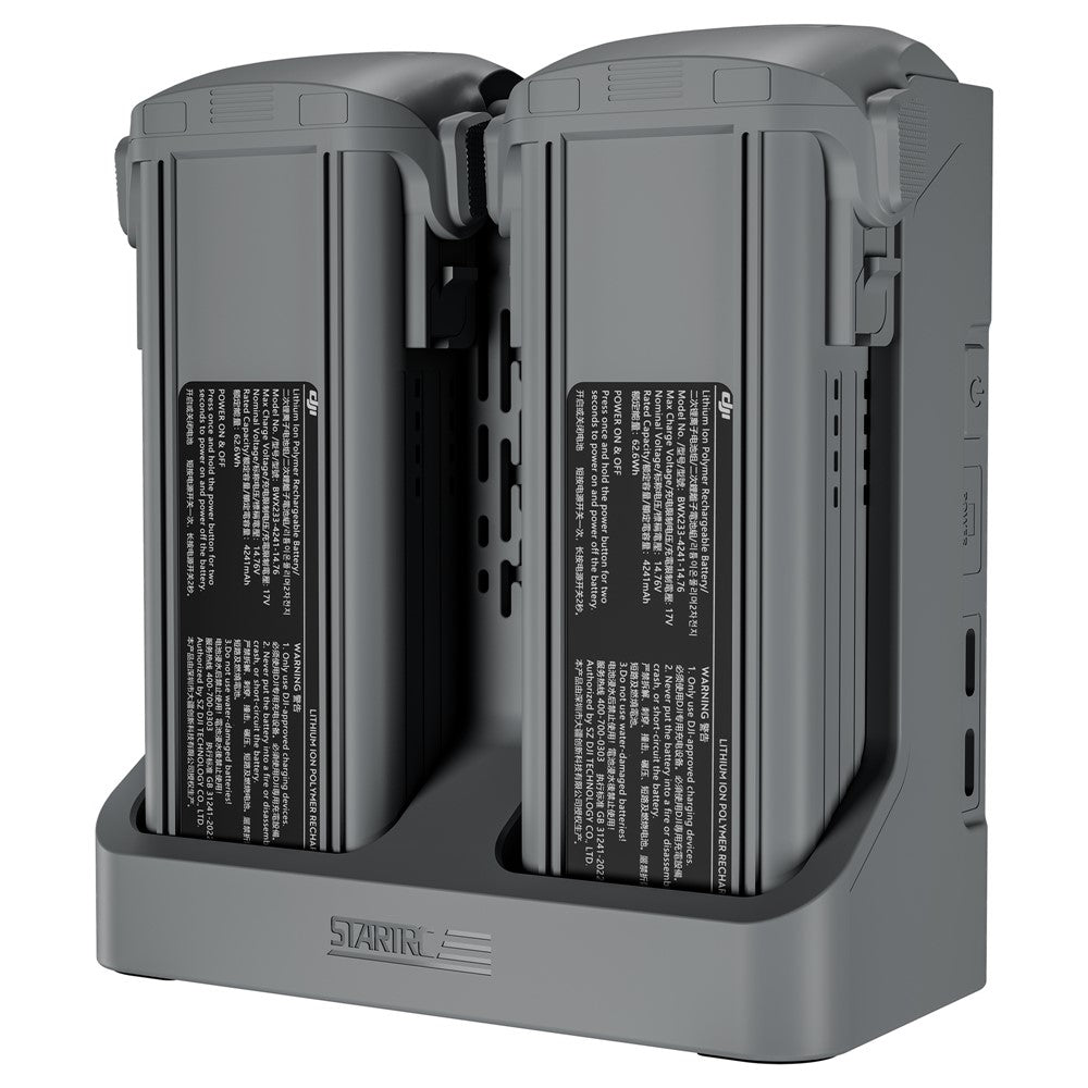 STARTRC 1125351 For DJI Air 3S / Air 3 Charging Butler Dual Battery Storage Box Charger