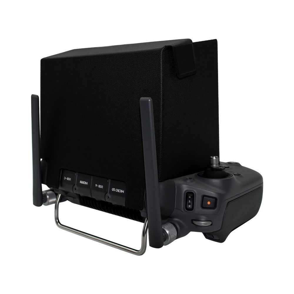 DRPA0824 For DJI RC Plus Remote Controller Sun Hood PVC+PU Foldable Sunshade