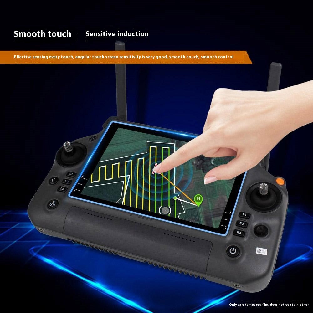 DRPG0830 For DJI RC Plus Remote Controller Tempered Glass Screen Protector 9H Hardness HD Film