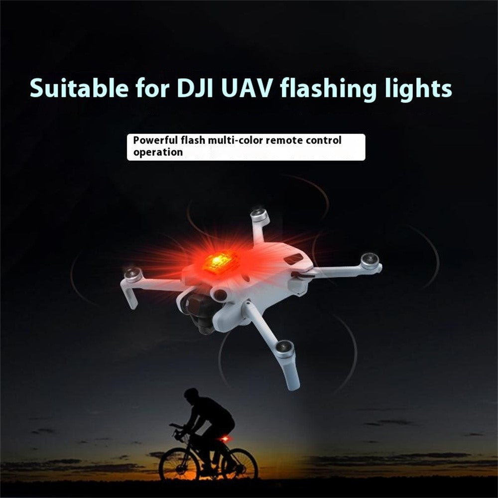 BRDRC 2Pcs Wireless Remote Control Strobe Light Night Flight Drone Flashing Lamp