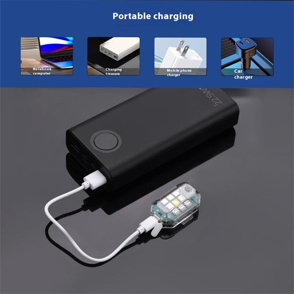 BRDRC 2Pcs Wireless Remote Control Strobe Light Night Flight Drone Flashing Lamp