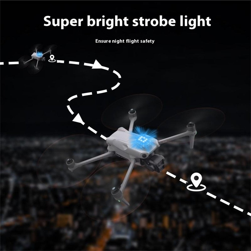 BRDRC 2Pcs Wireless Remote Control Strobe Light Night Flight Drone Flashing Lamp