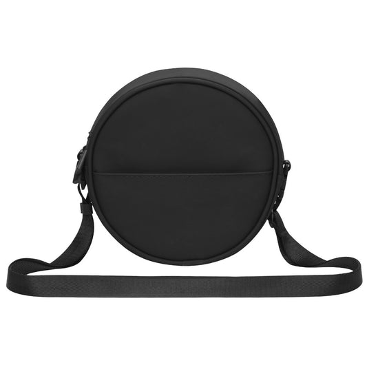 BRDRC For DJI Neo Transparent Window Waterproof PU Leather Round Crossbody Bag