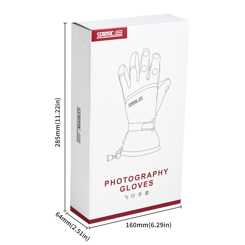 STARTRC Universal Drone Flight Gloves Winter Thermal Gloves for Outdoor Activities