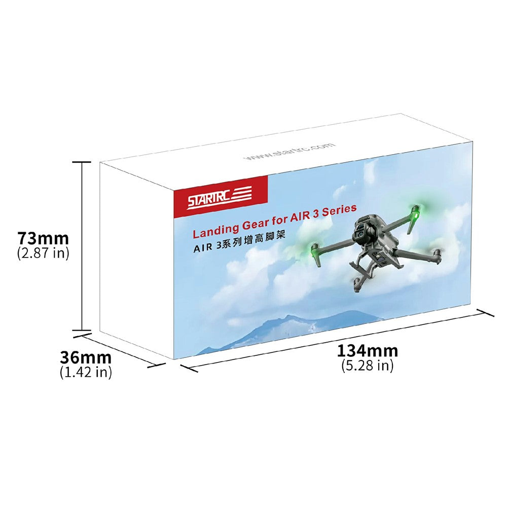 STARTRC 1155259 For DJI Air 3S / Air 3 Landing Gear Extension Foldable Legs Quick Release Shockproof Training Stand