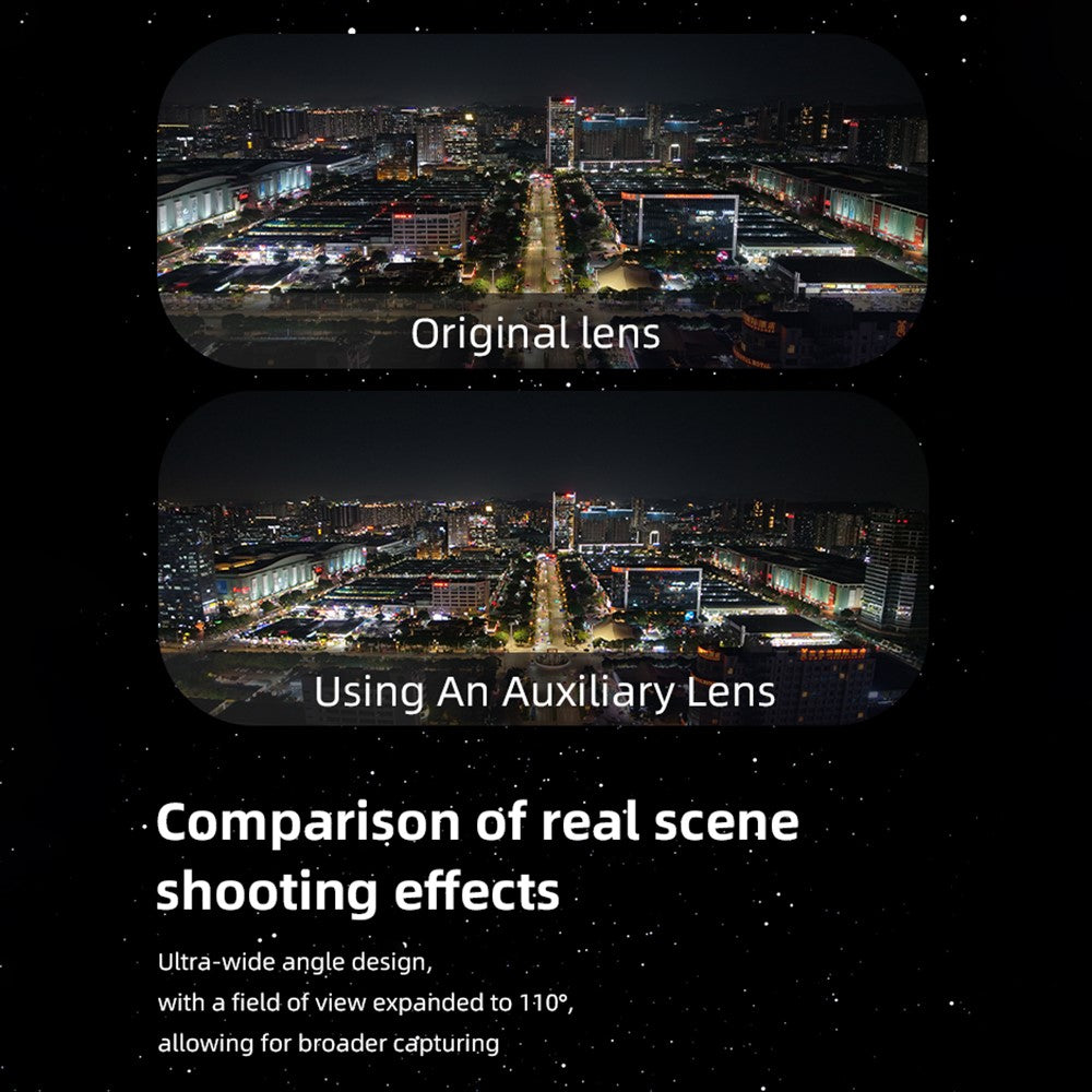 BRDRC For DJI Air 3S Wide-Angle Lens External Expanded View Drone Accessories