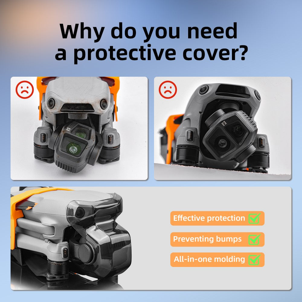 BRDRC For DJI Air 3S Gimbal Protector Replacement Camera Lens Cap Protective Lens Cover