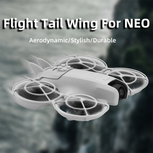 BRDRC For DJI Neo Drone Flight Tail Quick Release ABS Flying Tail Wing