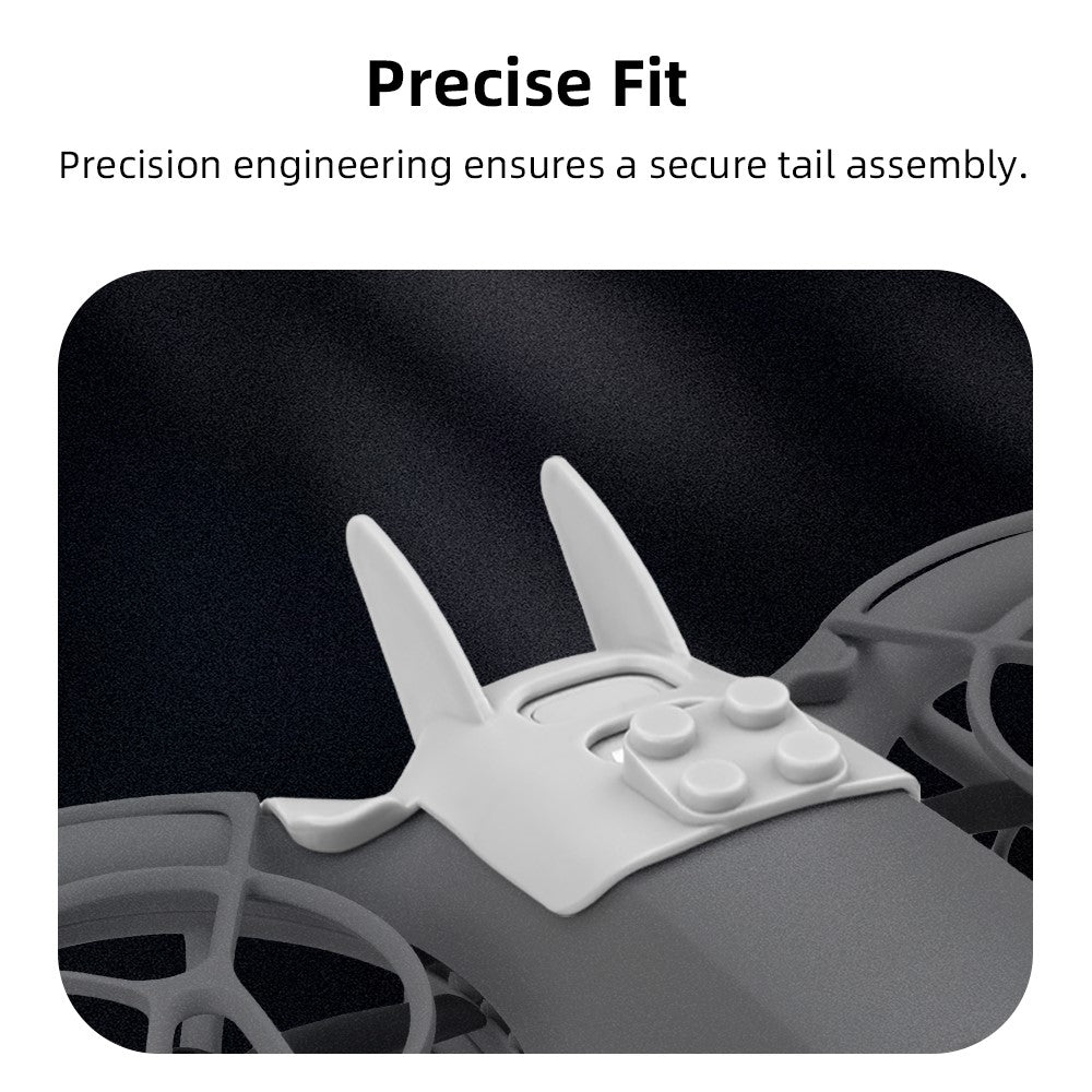 BRDRC For DJI Neo Drone Flight Tail Quick Release ABS Flying Tail Wing