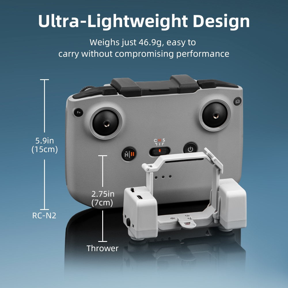 BRDRC For DJI Mini 4 Pro Photosensitive Thrower Fishing Bait Gift Deliver Airdrop System