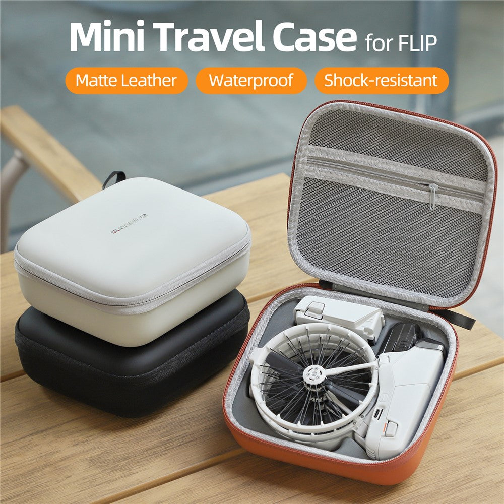 SUNNYLIFE FP-B957 For DJI Flip Drone Carrying Bag 2 Batteries Portable Travel Case with Carabiner