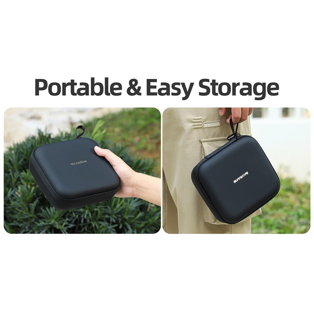 SUNNYLIFE FP-B957 For DJI Flip Drone Carrying Bag 2 Batteries Portable Travel Case with Carabiner
