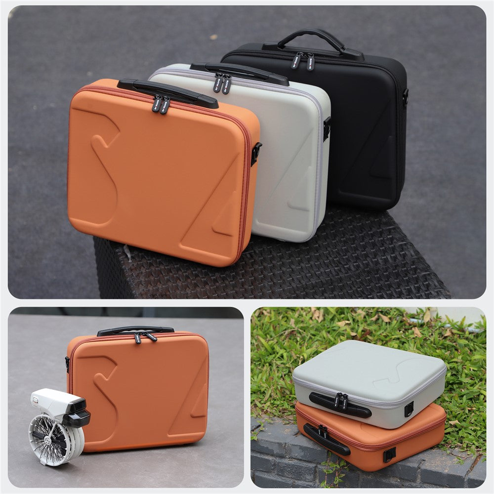SUNNYLIFE FP-B958 For DJI Flip Drone Carrying Case 5 Batteries Leather Storage Bag
