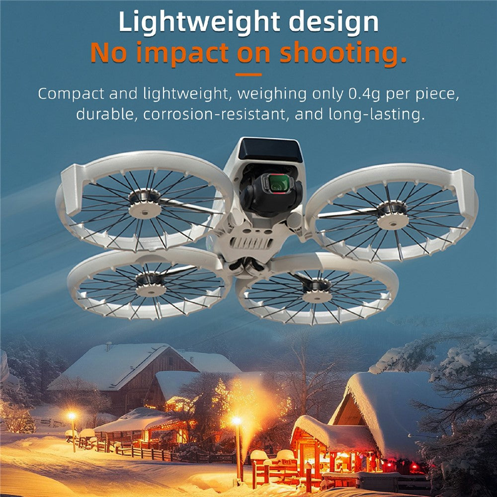 STARTRC 12200081 4Pcs / Set For DJI Flip ND16 ND64 ND128 CPL Optical Glass Drone Lens Filters