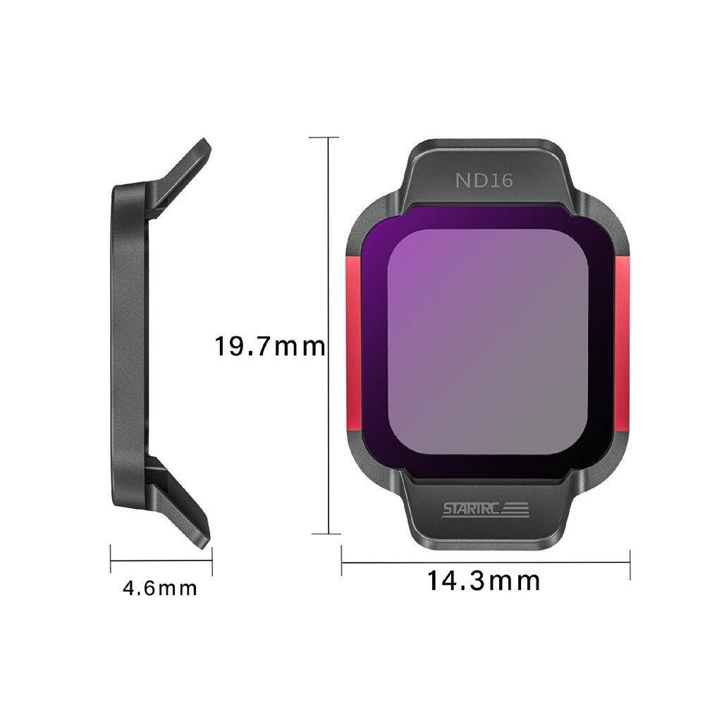 STARTRC 12200082 6Pcs / Set For DJI Flip ND16 ND32 ND64 ND128 CPL UV Optical Glass Drone Lens Filters