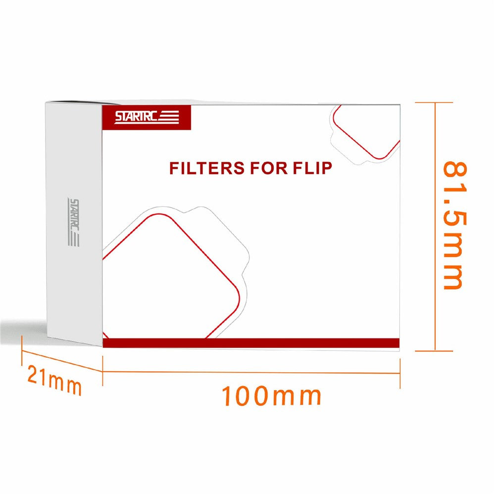 STARTRC 12200082 6Pcs / Set For DJI Flip ND16 ND32 ND64 ND128 CPL UV Optical Glass Drone Lens Filters