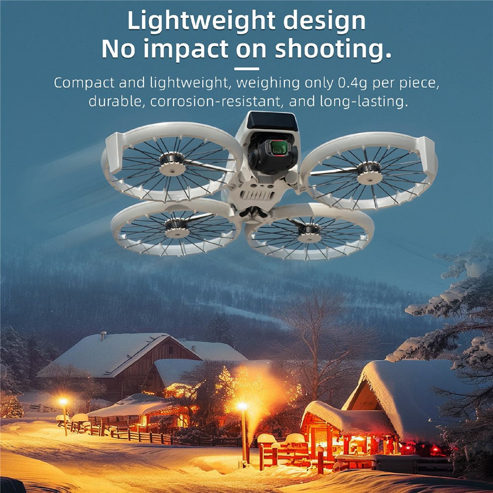 STARTRC 12200082 6Pcs / Set For DJI Flip ND16 ND32 ND64 ND128 CPL UV Optical Glass Drone Lens Filters