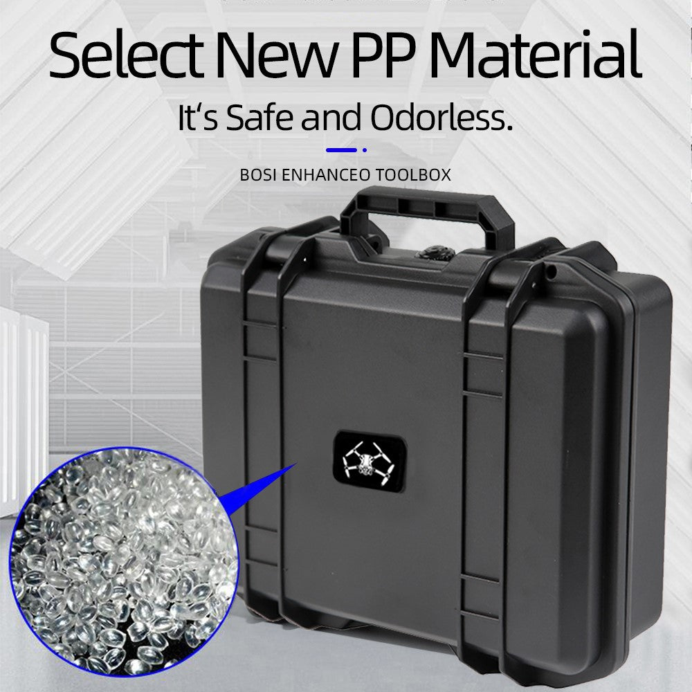 For DJI Flip Drone Carrying Case Waterproof Hard Shell Protective Storage Box with EVA Interior