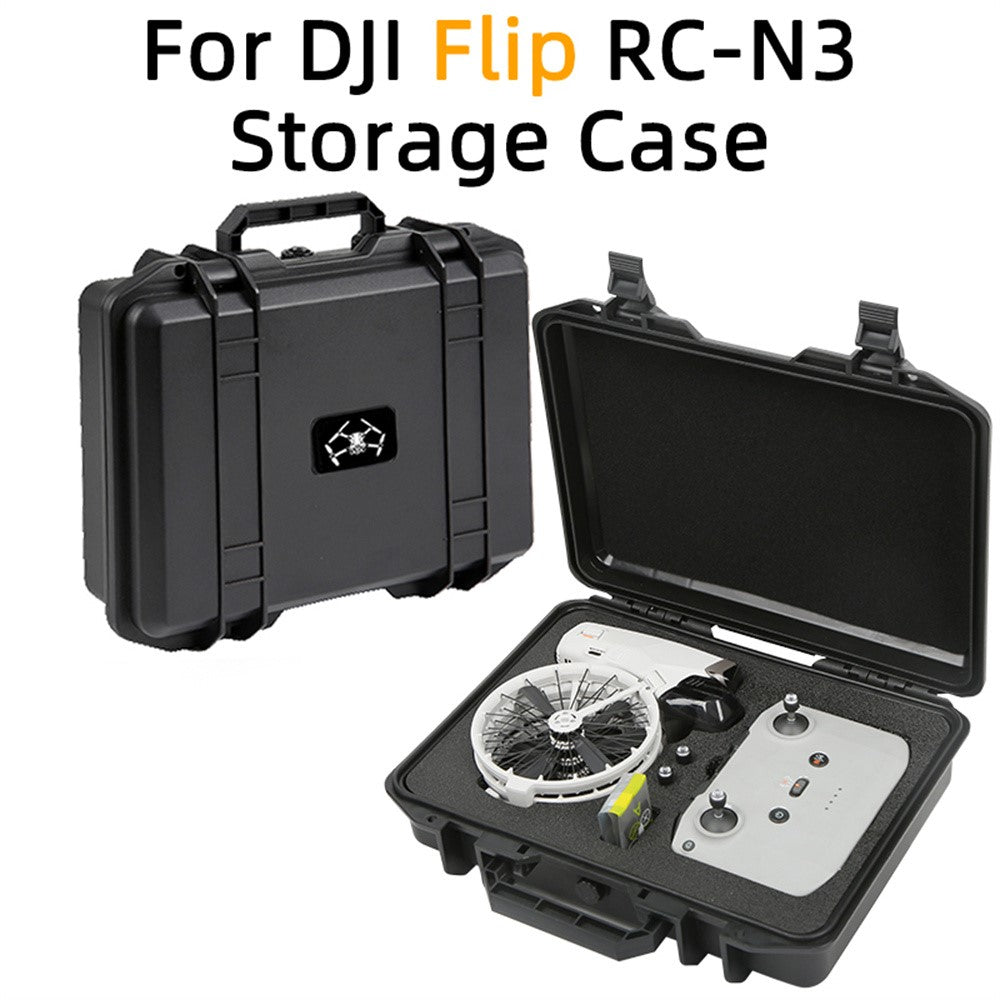 For DJI Flip Drone Carrying Case Waterproof Hard Shell Protective Storage Box with EVA Interior
