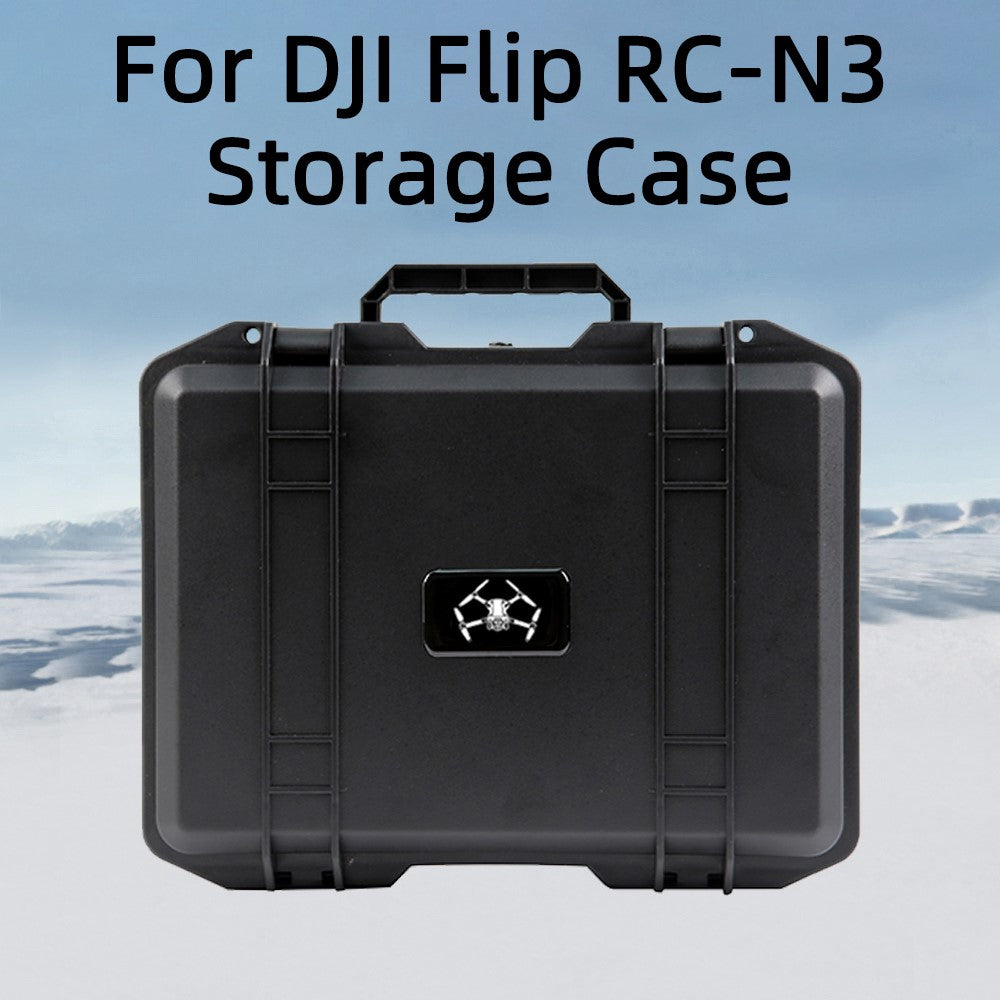 For DJI Flip Drone Carrying Case Waterproof Hard Shell Protective Storage Box with EVA Interior