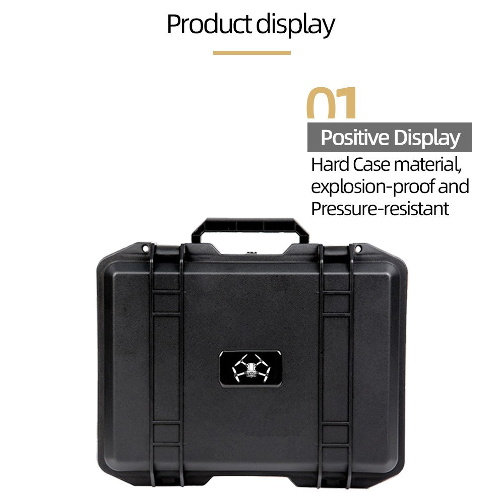 For DJI Flip Drone Carrying Case Waterproof Hard Shell Protective Storage Box with EVA Interior