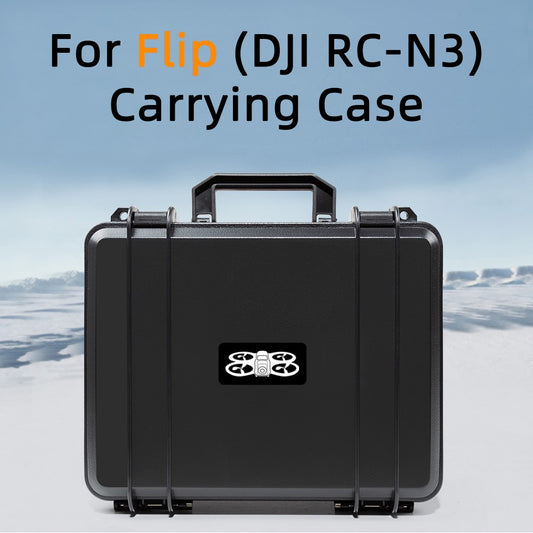 For DJI Flip Carrying Case Portable RC Drone + RC-N3 Controller + Battery Shockproof Storage Box