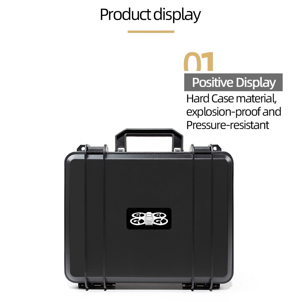 For DJI Flip Carrying Case Portable RC Drone + RC-N3 Controller + Battery Shockproof Storage Box