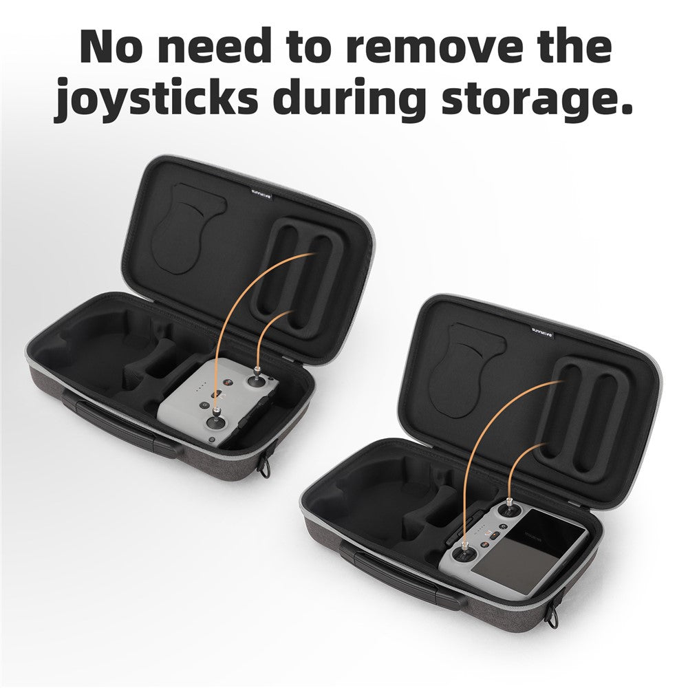 SUNNYLIFE FP-B978 For DJI Flip Drone Battery Remote Controller Carrying Case Storage Bag