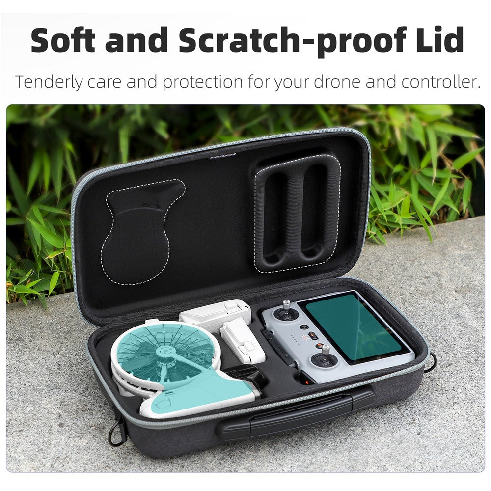 SUNNYLIFE FP-B978 For DJI Flip Drone Battery Remote Controller Carrying Case Storage Bag