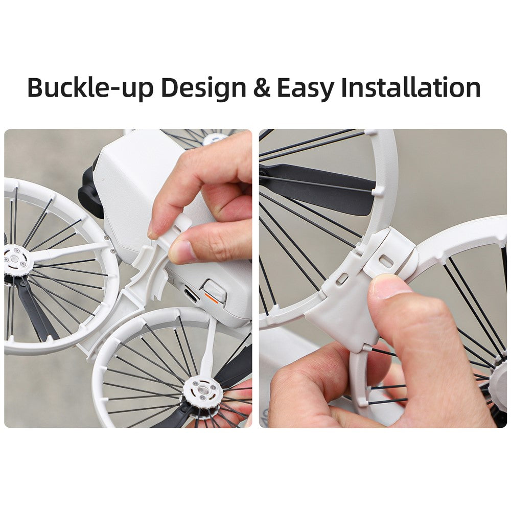 SUNNYLIFE FP-GK976 For DJI Flip Drone 1 Pair Propeller Arm Shock Absorber Plastic Stabilizer Fixing Buckle