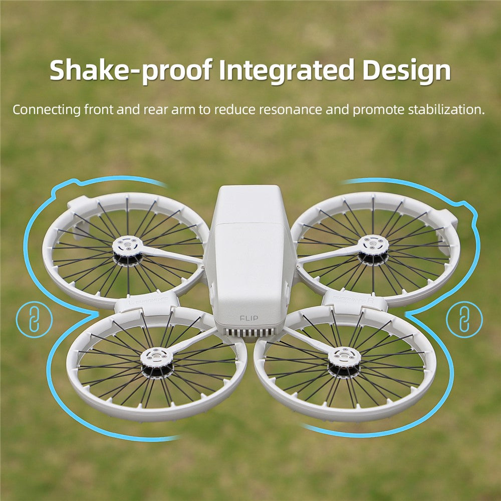 SUNNYLIFE FP-GK976 For DJI Flip Drone 1 Pair Propeller Arm Shock Absorber Plastic Stabilizer Fixing Buckle