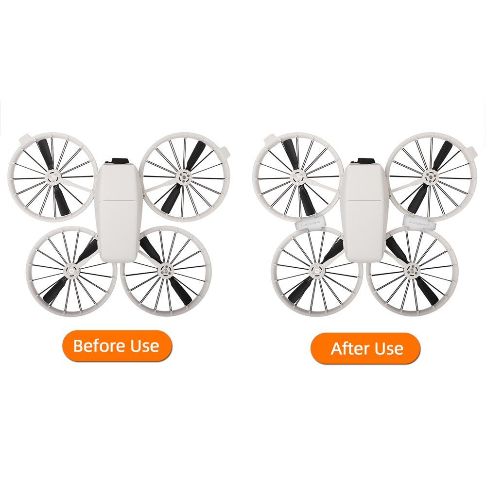 SUNNYLIFE FP-GK976 For DJI Flip Drone 1 Pair Propeller Arm Shock Absorber Plastic Stabilizer Fixing Buckle