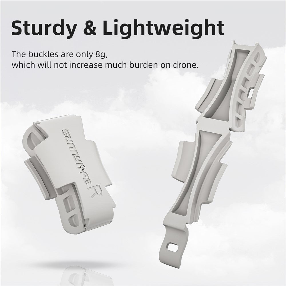 SUNNYLIFE FP-GK976 For DJI Flip Drone 1 Pair Propeller Arm Shock Absorber Plastic Stabilizer Fixing Buckle