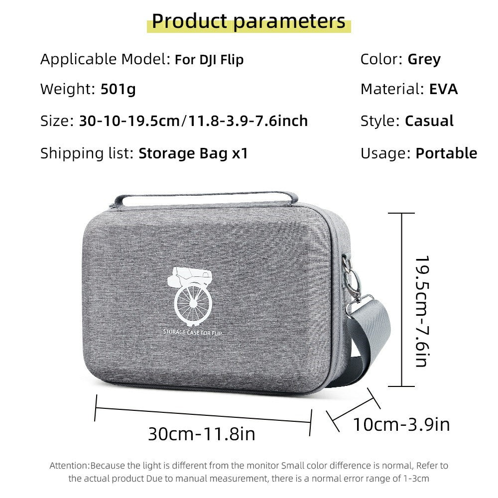 Storage Bag for DJI Flip + RC-N3 Remote Controller RC Drone Portable Carrying Case Integrated Design