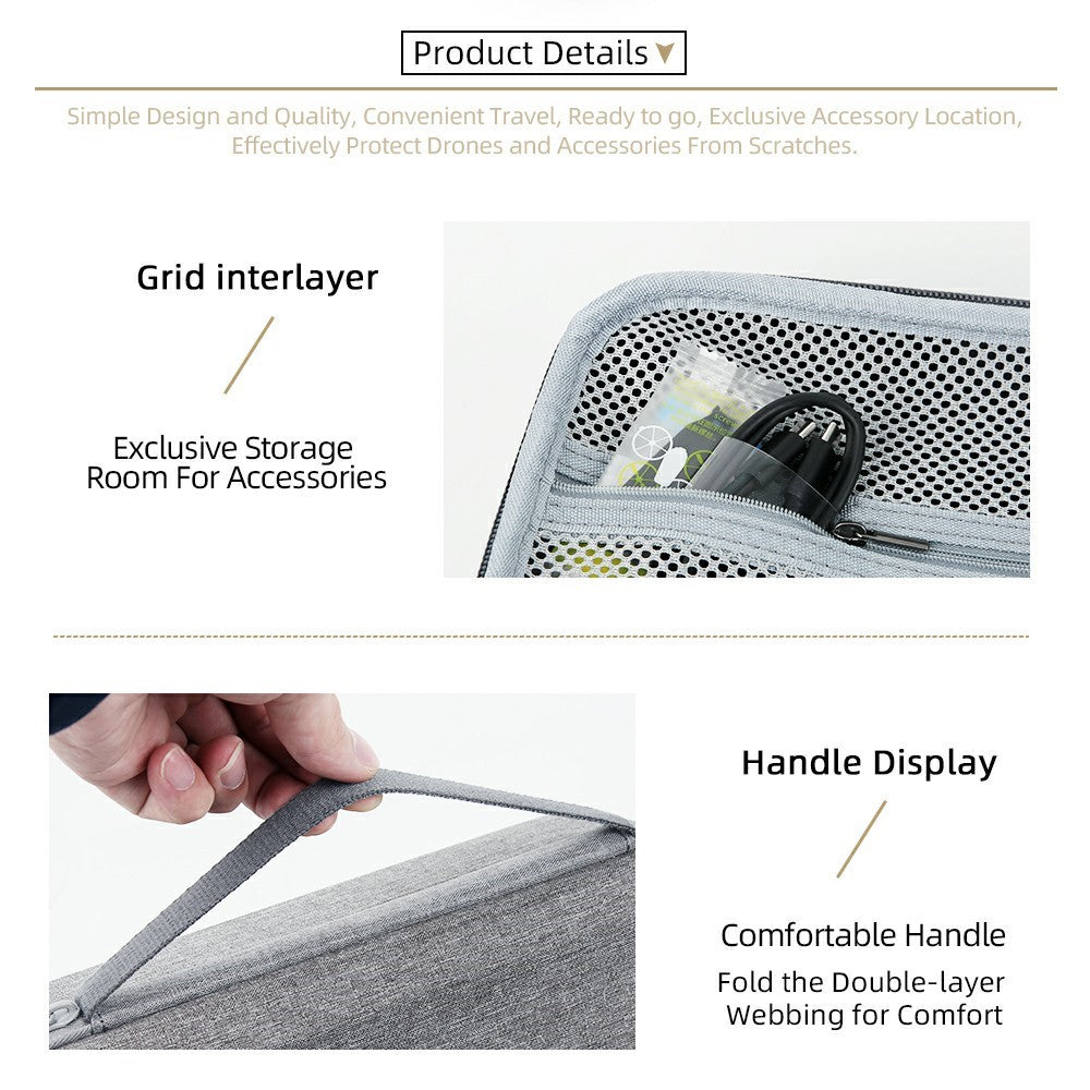 Storage Bag for DJI Flip + RC-N3 Remote Controller RC Drone Portable Carrying Case Integrated Design