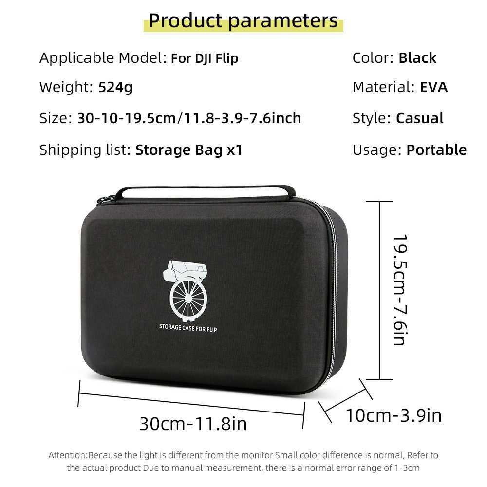 Carrying Case for DJI Flip Drone + RC-N3 Remote Controller RC Drone Portable Storage Bag