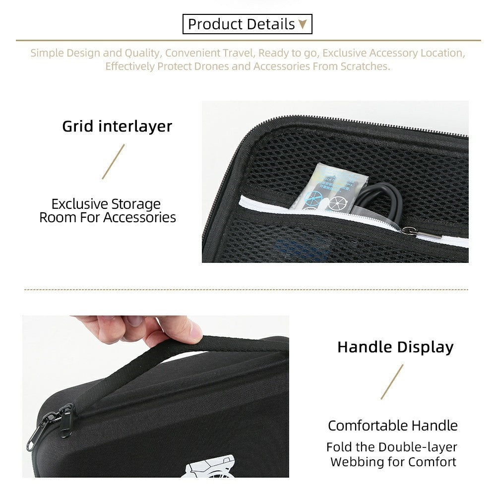 Carrying Case for DJI Flip Drone + RC-N3 Remote Controller RC Drone Portable Storage Bag