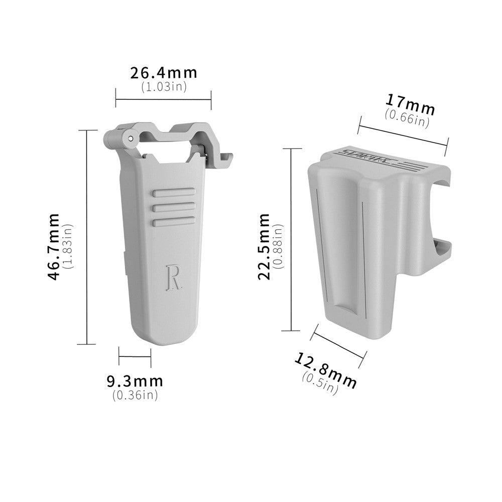 STARTRC 12200084 For DJI Flip Drone Split Style Landing Gear Shock Absorbing Protection Heightened Feet