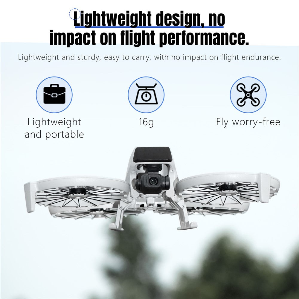 STARTRC 12200085 For DJI Flip Sled Style Foldable Landing Gear 20mm Height Increase Protector