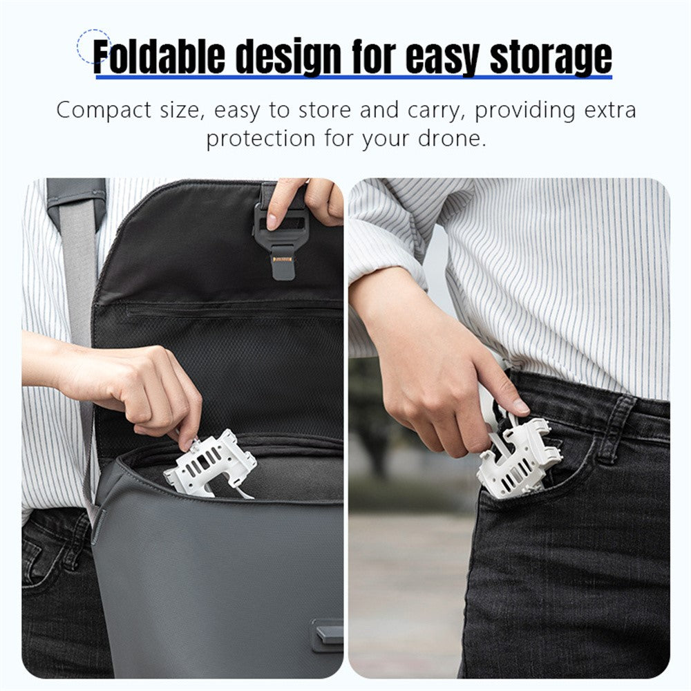 STARTRC 12200085 For DJI Flip Sled Style Foldable Landing Gear 20mm Height Increase Protector