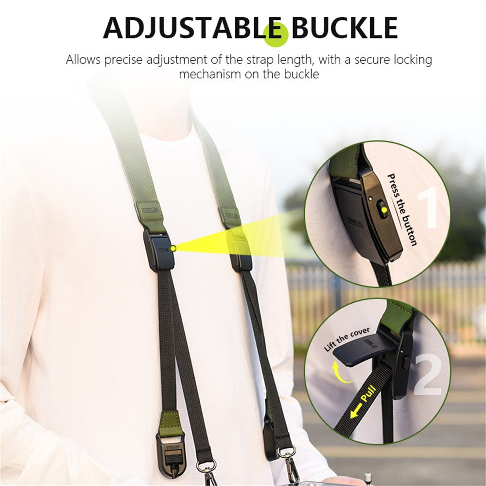 STARTRC 1146370 For DJI RC Pro / RC 2 / RC Quicklink Series Double Ended Lanyard Hands Free Strap for Remote Control
