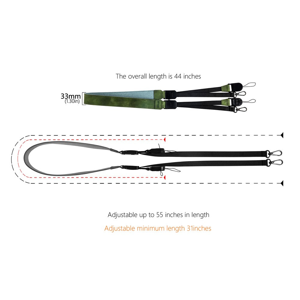 STARTRC 1146370 For DJI RC Pro / RC 2 / RC Quicklink Series Double Ended Lanyard Hands Free Strap for Remote Control