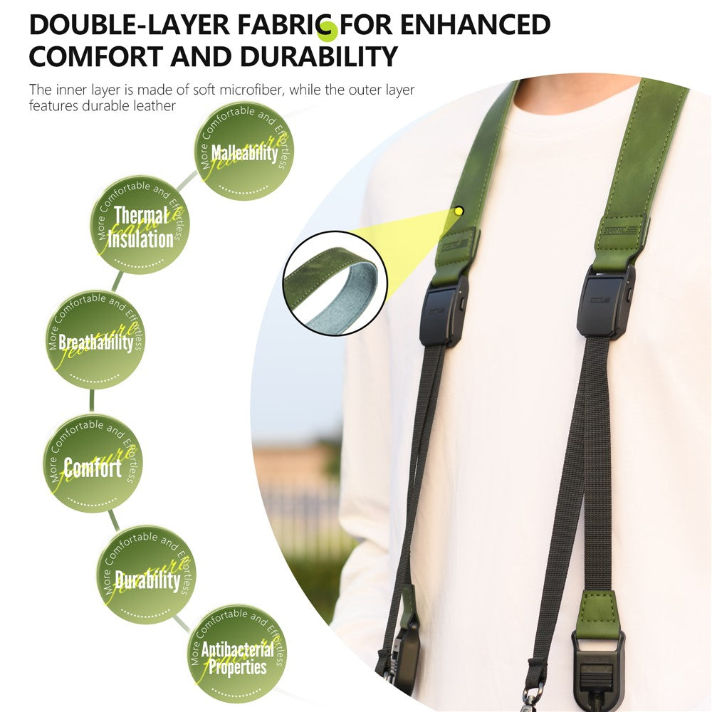 STARTRC 1146370 For DJI RC Pro / RC 2 / RC Quicklink Series Double Ended Lanyard Hands Free Strap for Remote Control