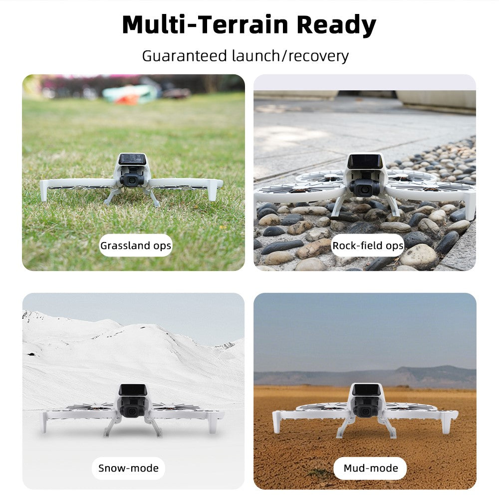 BRDRC For DJI Flip Folding Landing Gear Kickstand Height Increase Protective Legs Drone Accessory