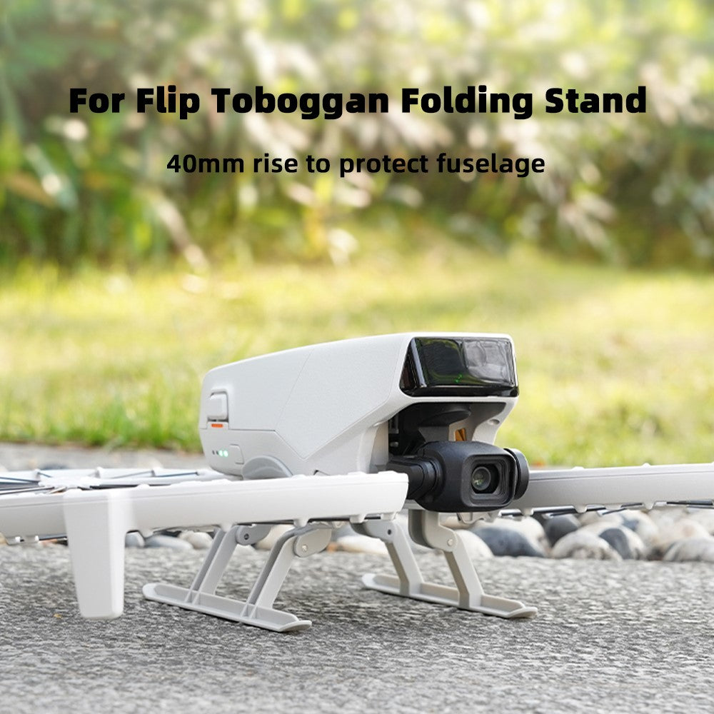 BRDRC For DJI Flip Folding Landing Gear Kickstand Height Increase Protective Legs Drone Accessory