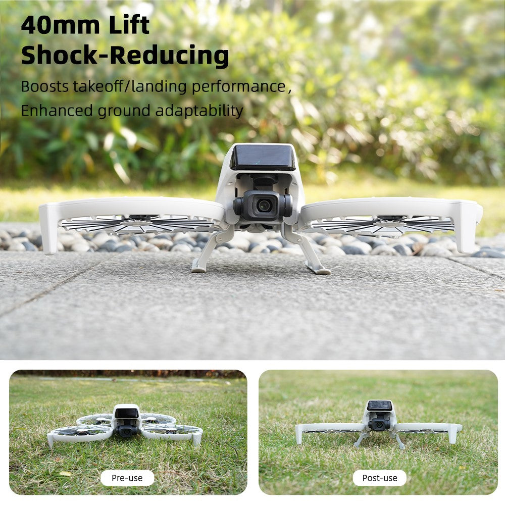 BRDRC For DJI Flip Folding Landing Gear Kickstand Height Increase Protective Legs Drone Accessory