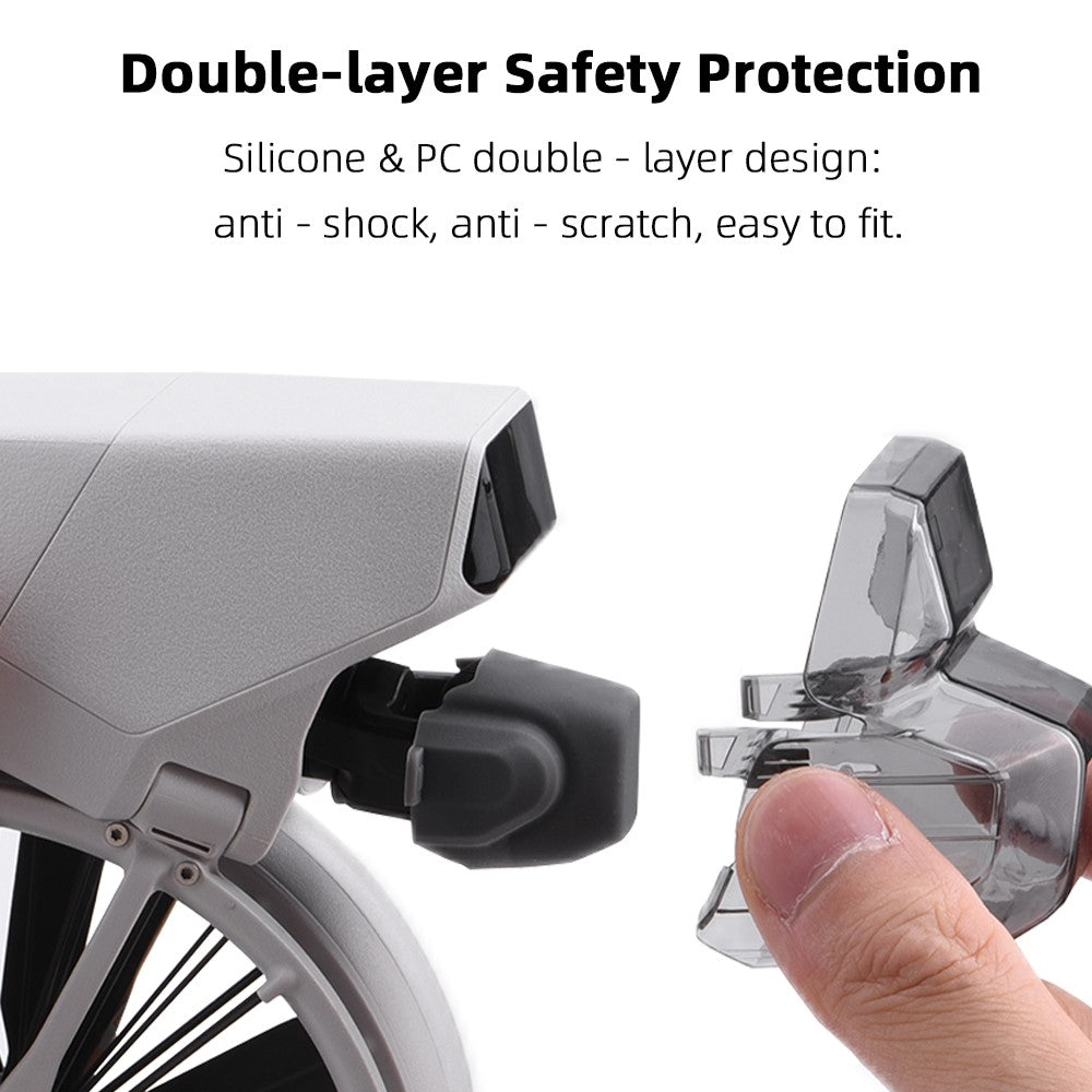 BRDRC For DJI Flip Lens Cap Gimbal Protector with IR Sensor Cover Snap-On Installation