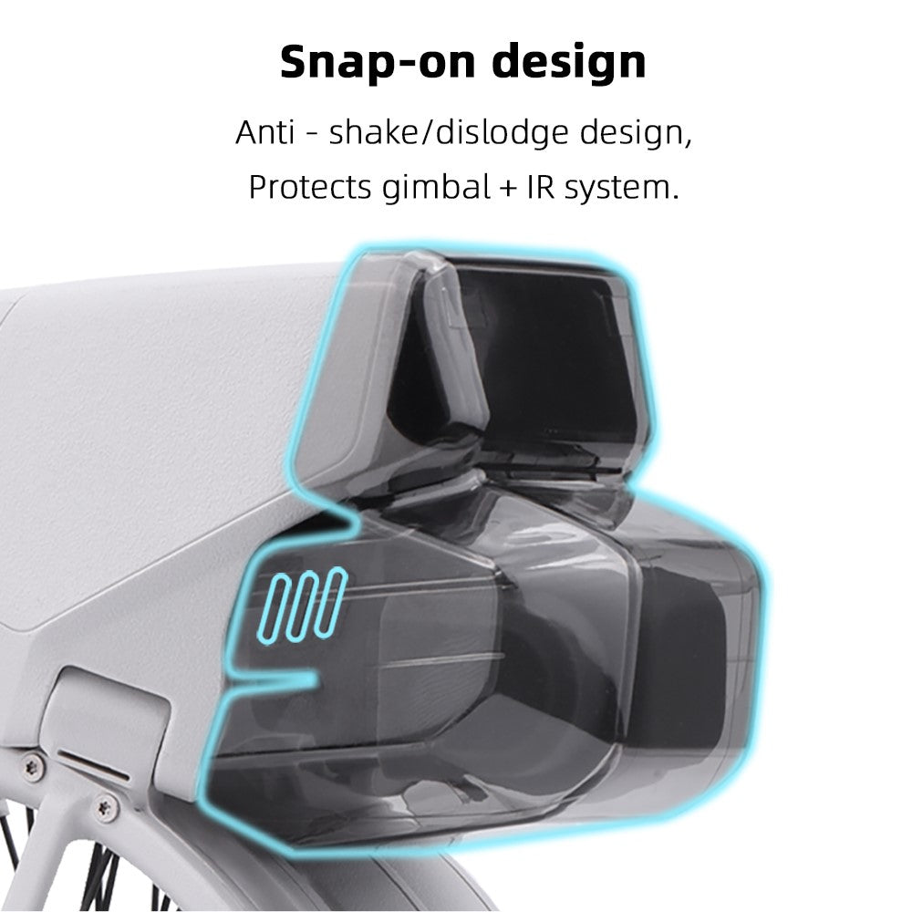 BRDRC For DJI Flip Lens Cap Gimbal Protector with IR Sensor Cover Snap-On Installation