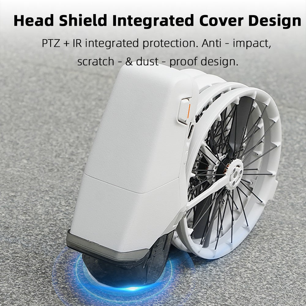 BRDRC For DJI Flip Lens Cap Gimbal Protector with IR Sensor Cover Snap-On Installation